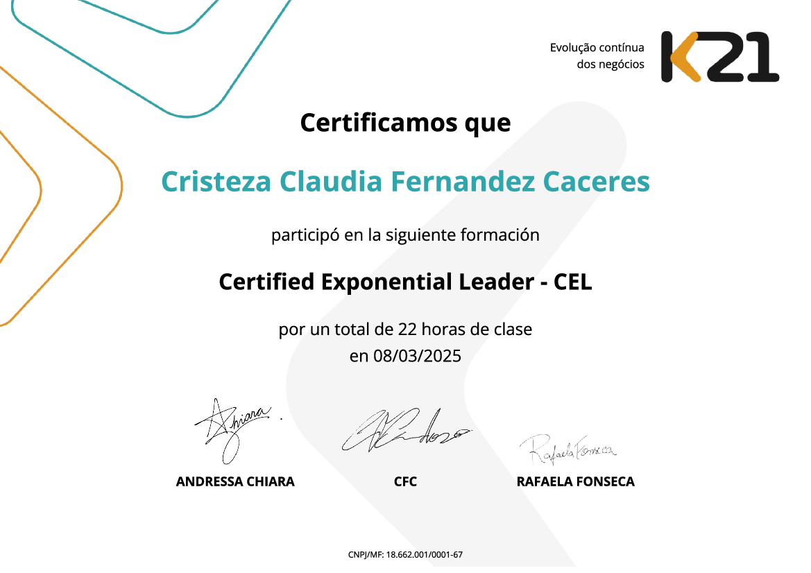 Certificado K21